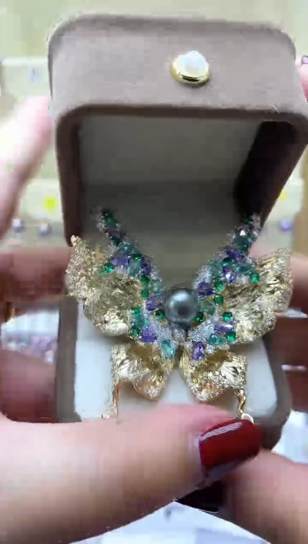 【闪购商品】海水珍珠胸针未镶嵌1