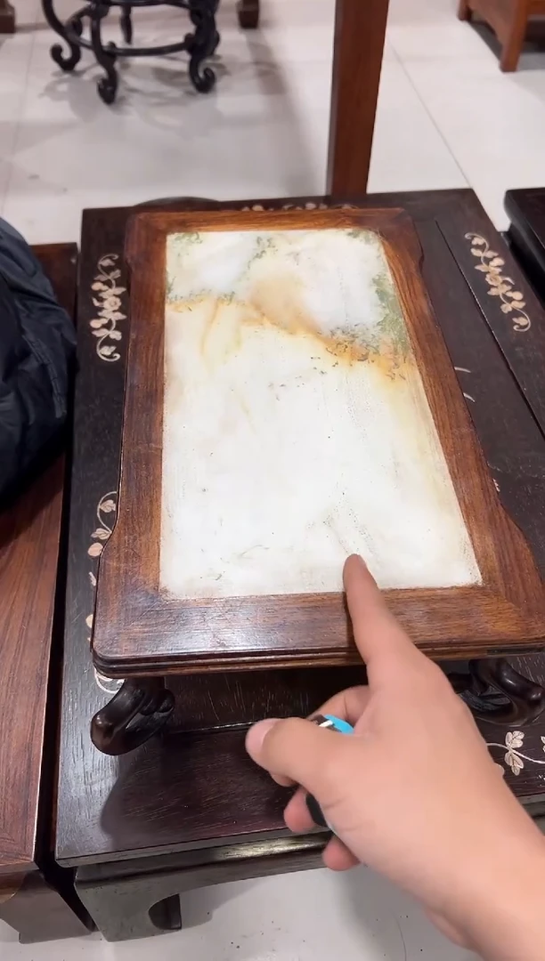 云石踩珠贡台底座