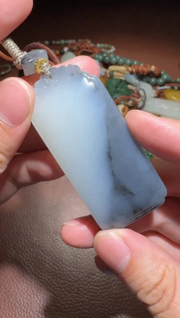 未镶嵌和田玉挂件苏*画和田玉