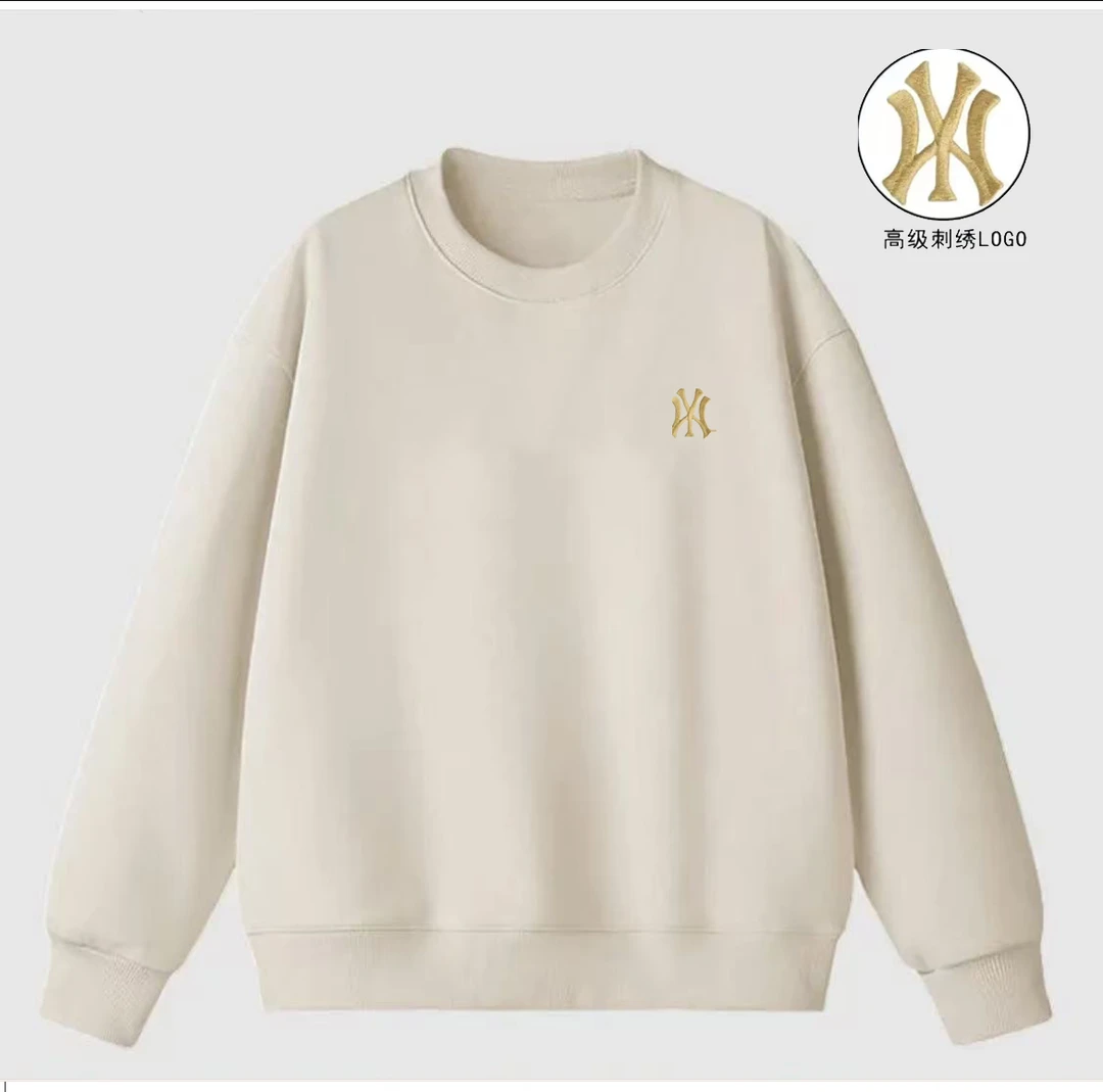【刺绣工艺】男女情侣款青春设计感情侣INS圆领卫衣-WY