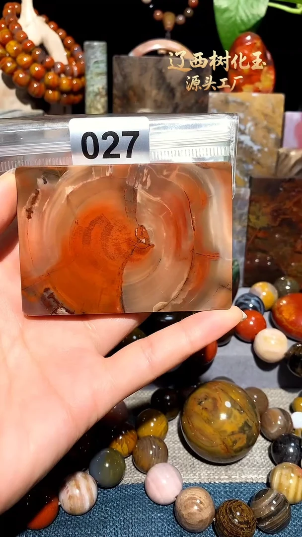 未镶嵌-硅化玉天然北票硅化玉吊坠