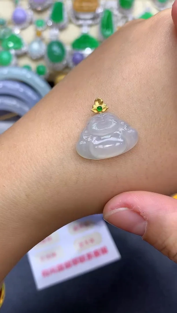 颈饰18K金镶嵌翡翠?43-中国好珍宝