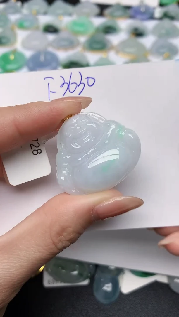 颈饰未镶嵌翡翠天然缅甸A货翡翠百元以上9元证书费自理