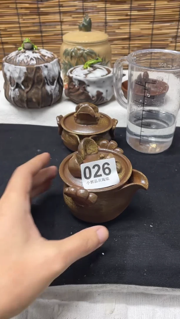 【闪购商品】杯026精美粗陶手工柴烧