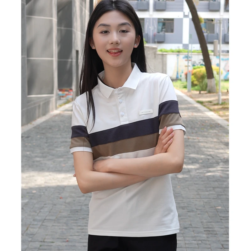 2025夏季新款短袖T恤Polo衫男士潮流休闲时尚翻领短袖体恤衫男