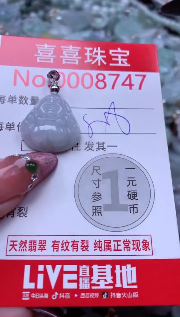 颈饰未镶嵌翡翠8747