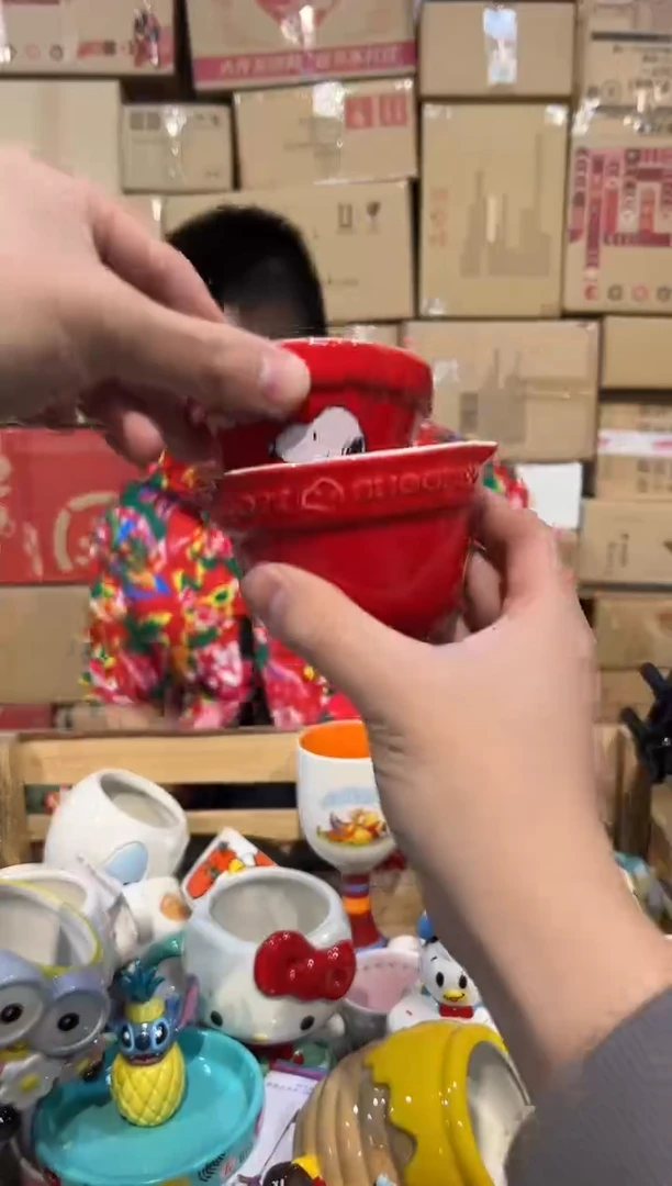 【闪购商品】杯红色史努比小茶杯2件套
