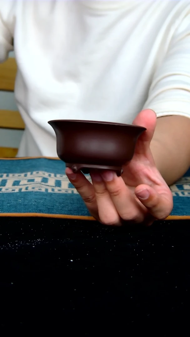 【闪购商品】紫砂花盆7.5*3.5内径紫砂花盆