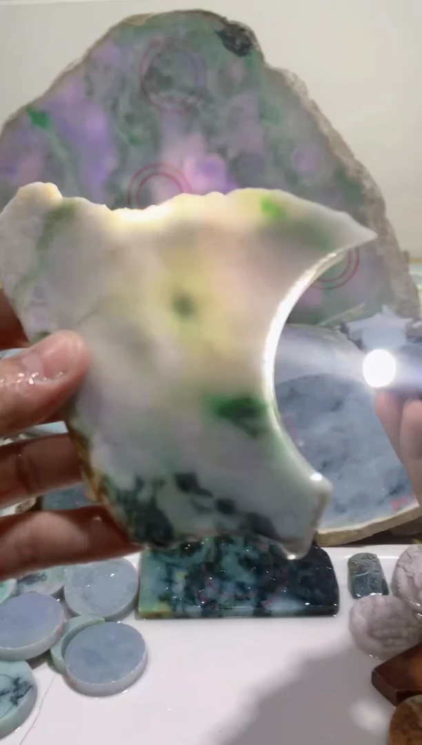 裸石翡翠0蒙0翡翠珠宝885