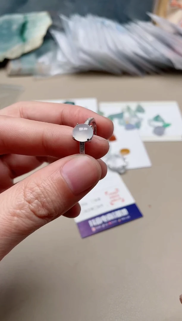 【闪购商品】翡翠戒指银S925镶嵌1000000050