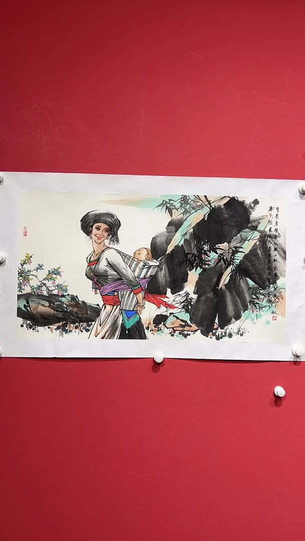 国画刘向平-4平尺-国画作品