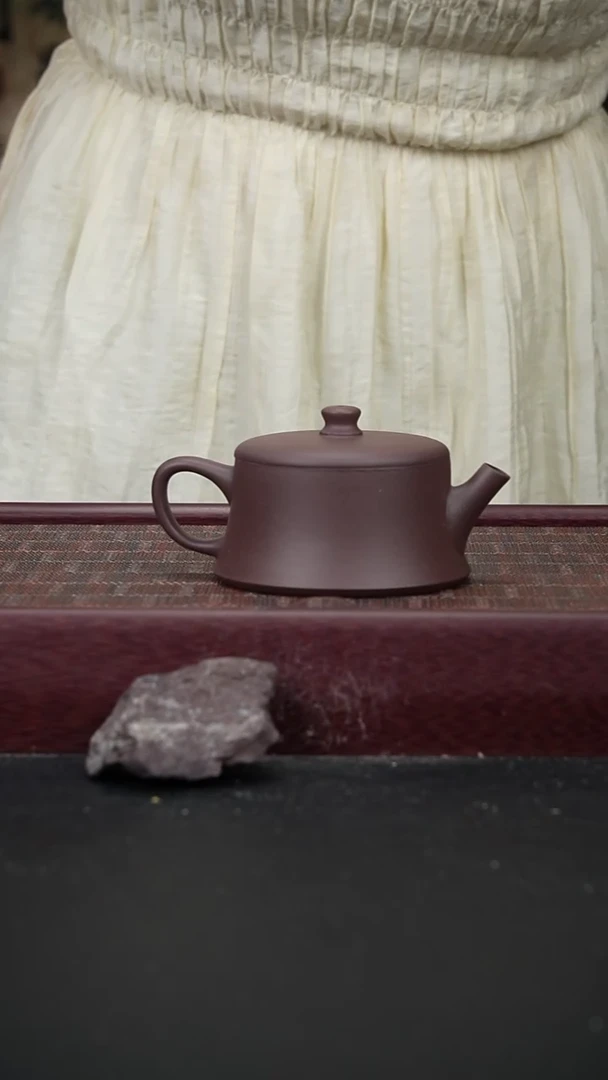 茶壶紫砂紫泥云柱