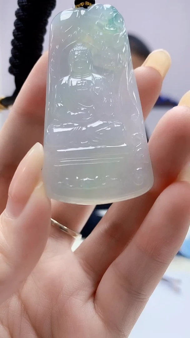 定制翡翠未镶嵌4898DD-毛货挂件104