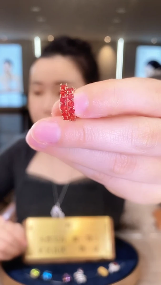 【闪购商品】蓝宝石耳饰银S925镶嵌09