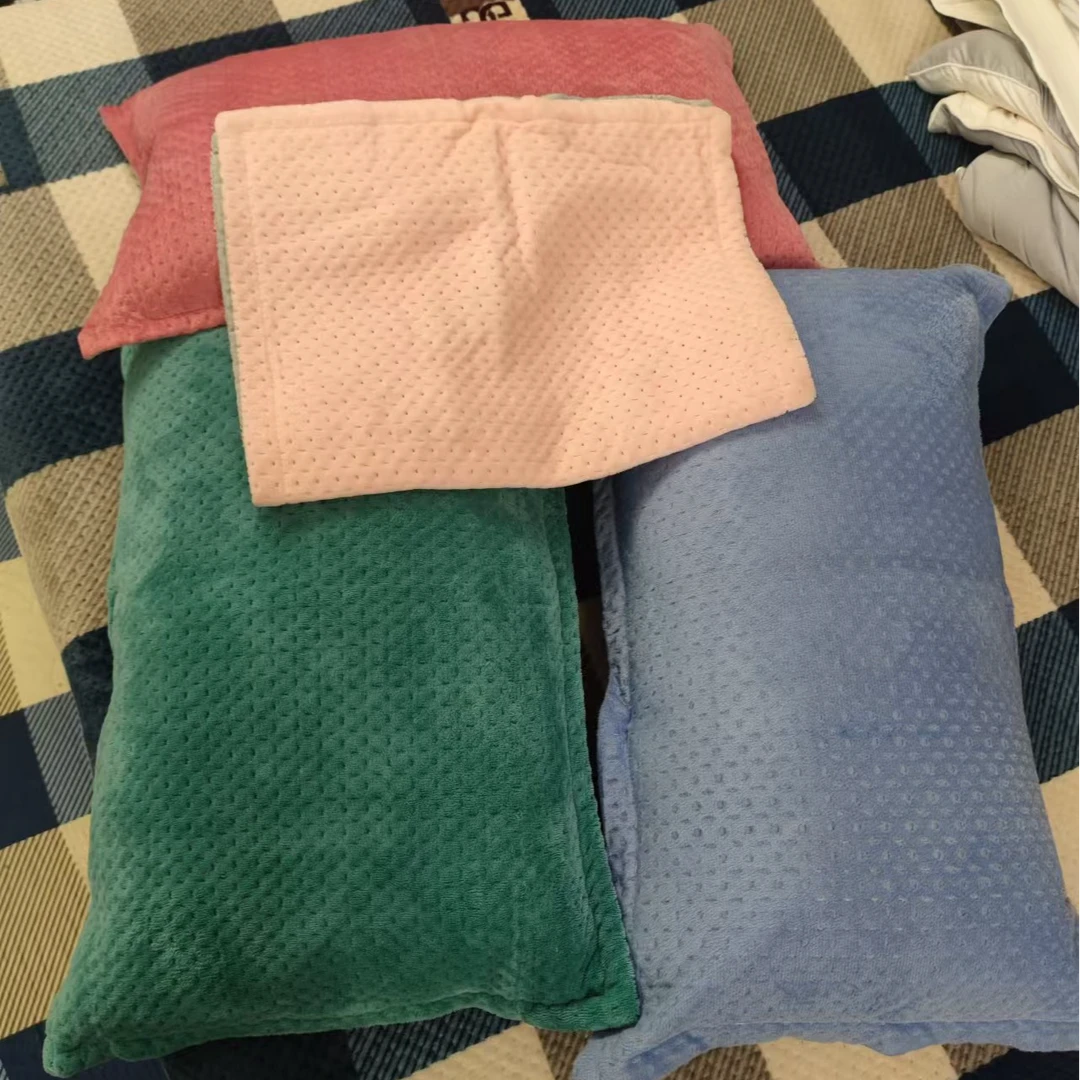 （福利牛奶绒枕头套一对）颜色随机  纯色拉链款  以直播间介绍为准