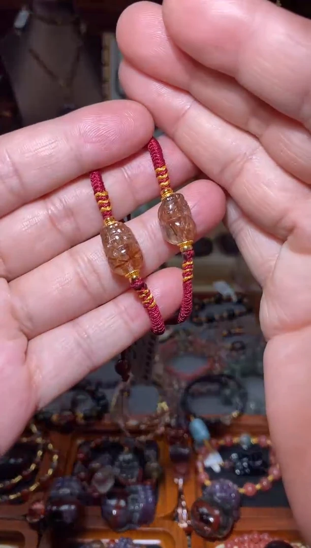 【闪购商品】水晶黑金超七貔貅手绳未镶嵌多样性发一个