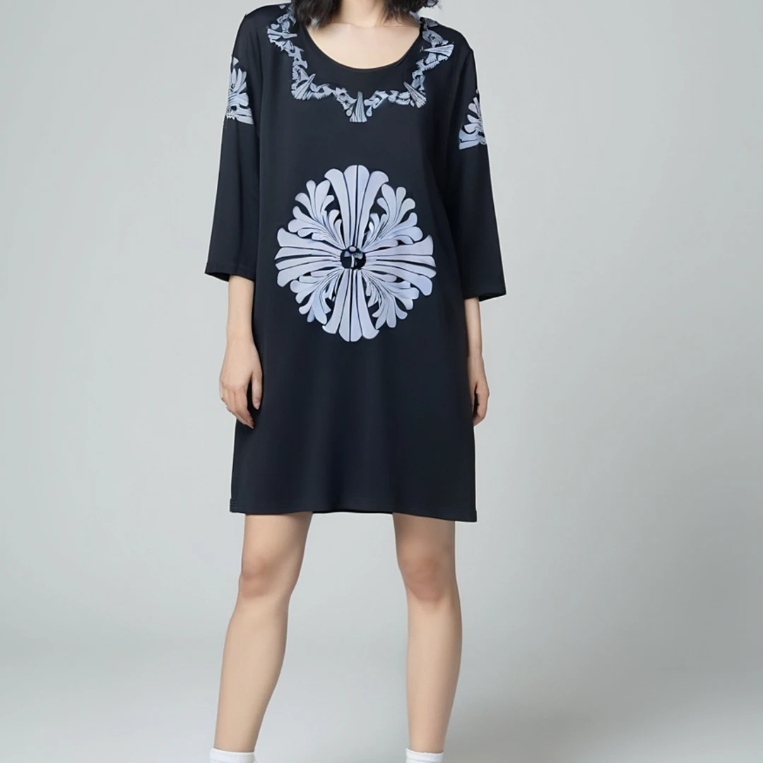 Q426针织时尚休闲百搭打底女士黑色裙子