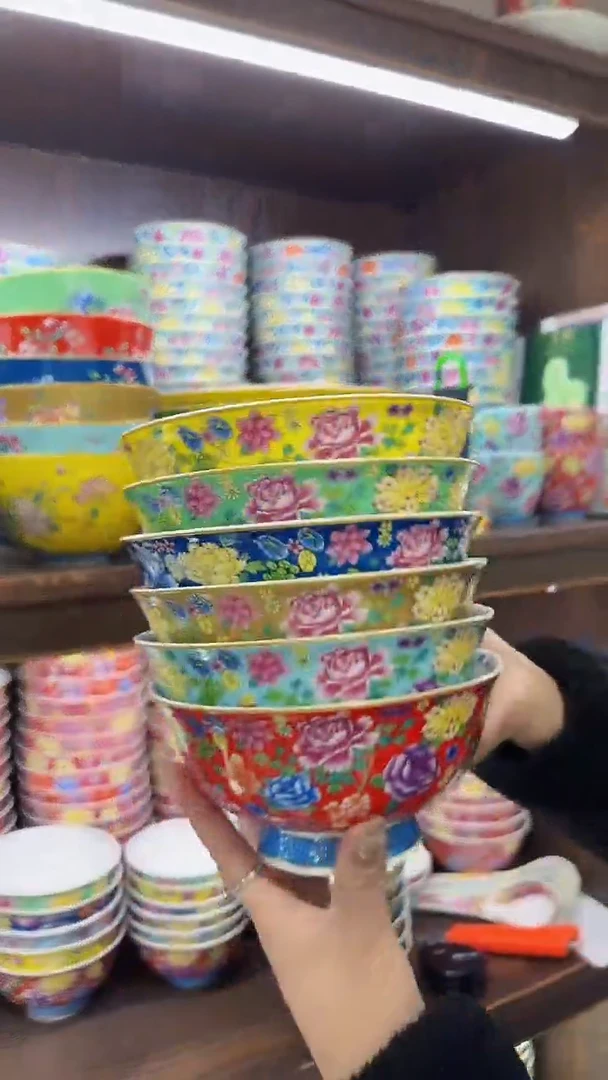 【闪购商品】瓷片 6英寸面碗6个景德镇陶瓷