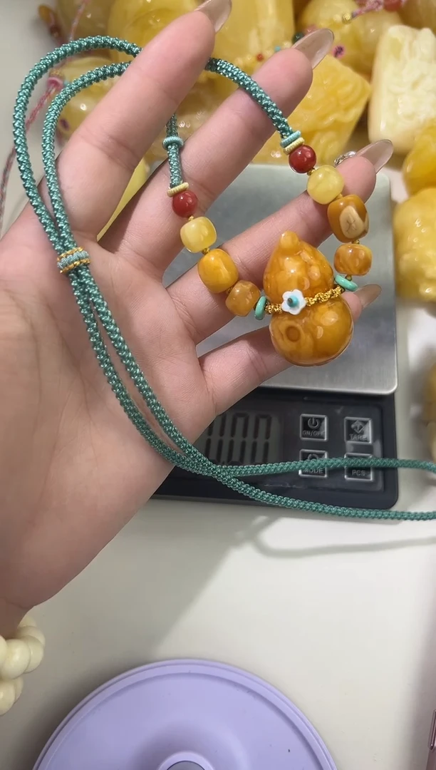 裸石琥珀未镶嵌天然琥珀蜜蜡吊坠