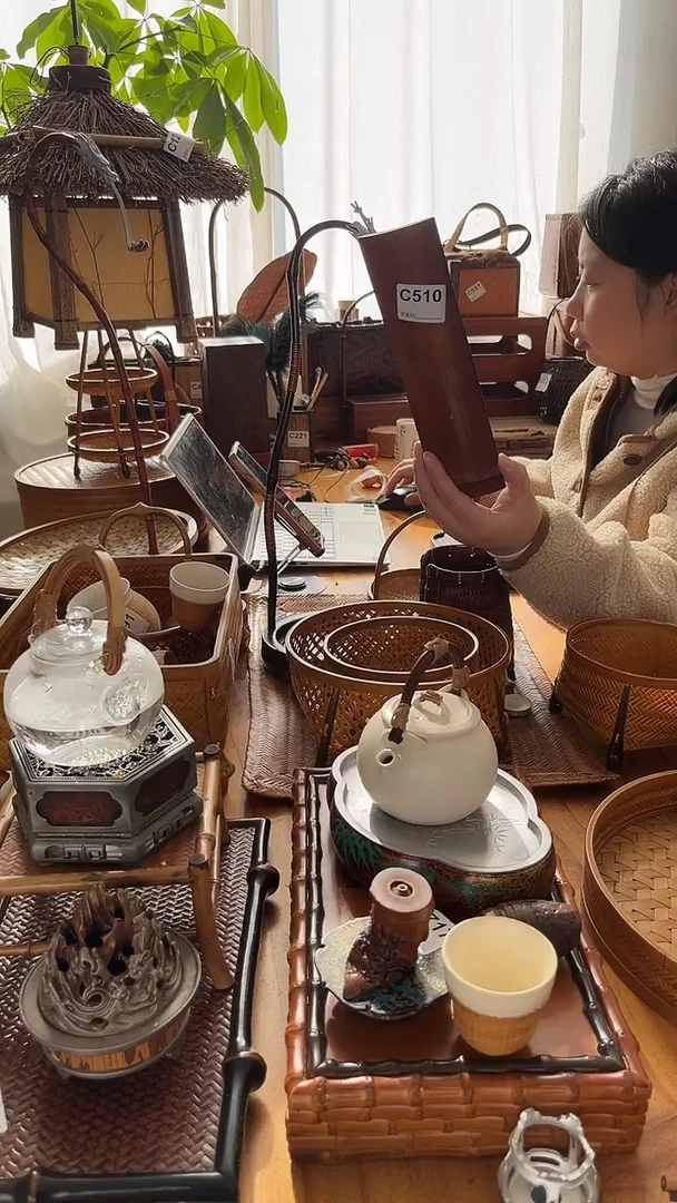 竹编热水瓶编号:C510