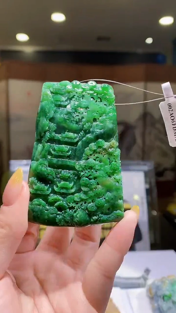 未镶嵌定制翡翠38/1107/W/山水