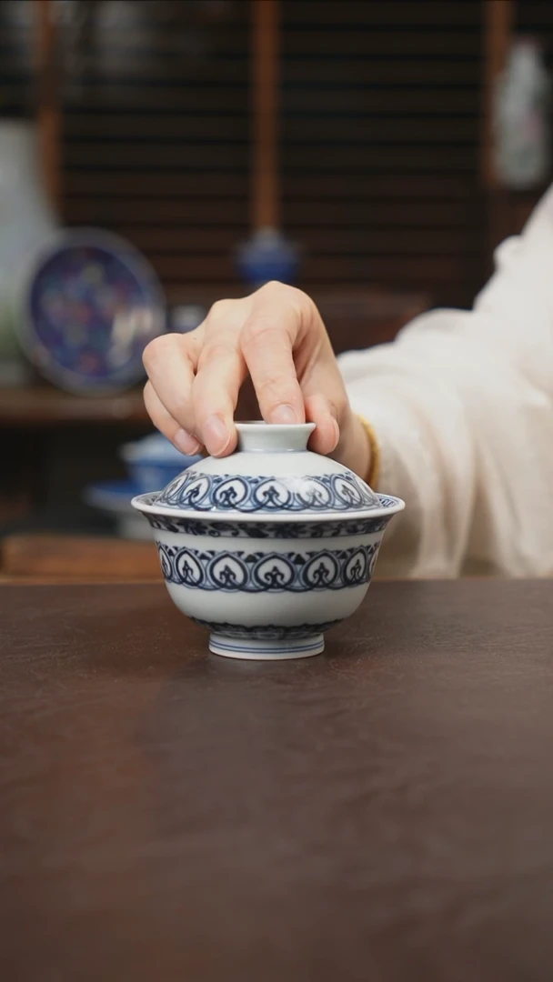 杯景德镇陶瓷杯碗柴烧多人