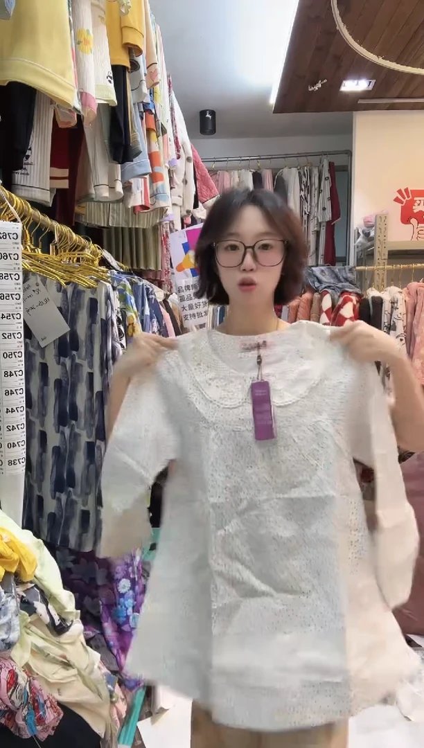 白色波点碎花l（具体根据主播讲解）
