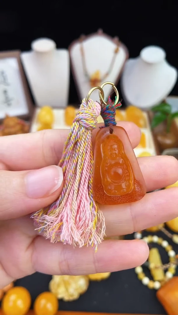 琥珀未镶嵌珠宝奇石柒月