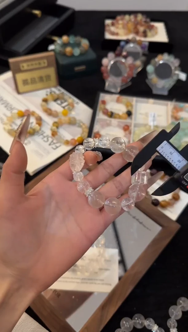 合金手链水晶白阿赛手链x3319