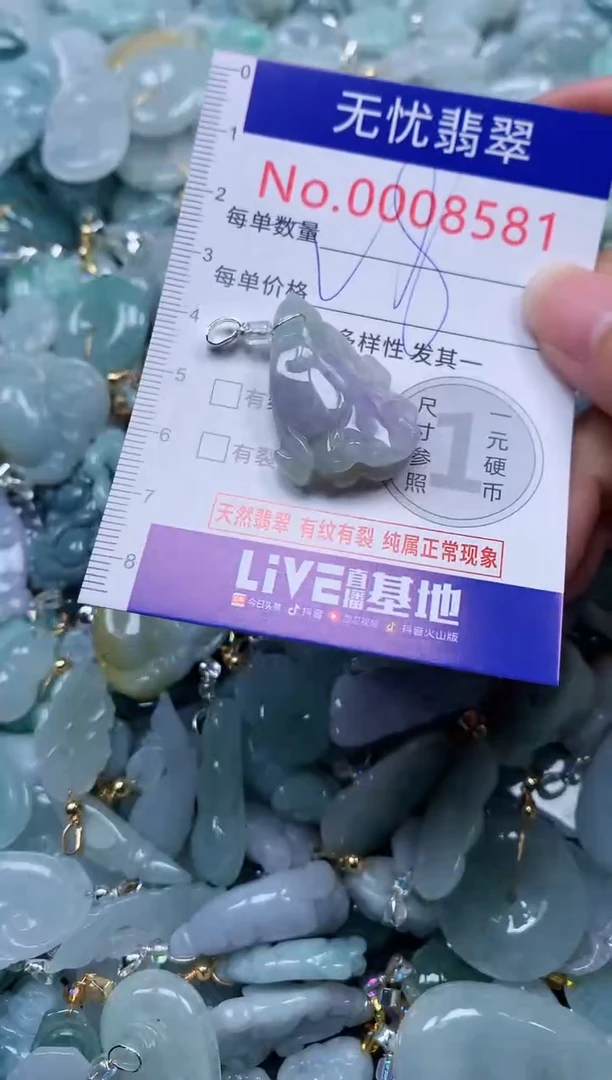 颈饰未镶嵌翡翠8581