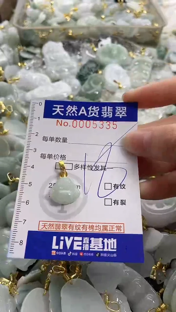 颈饰未镶嵌翡翠天然A货翡翠