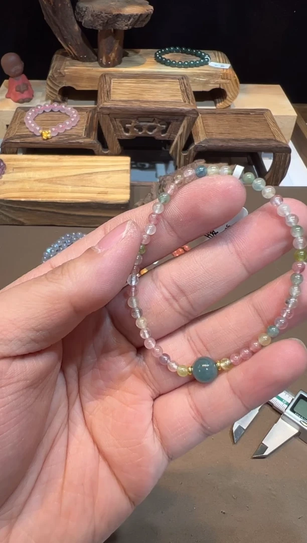 【闪购商品】碧玺手链未镶嵌手饰@@F4725