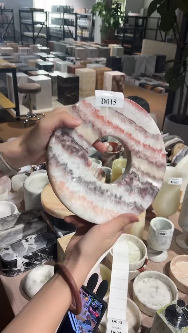 石材D015希腊彩虹果盘