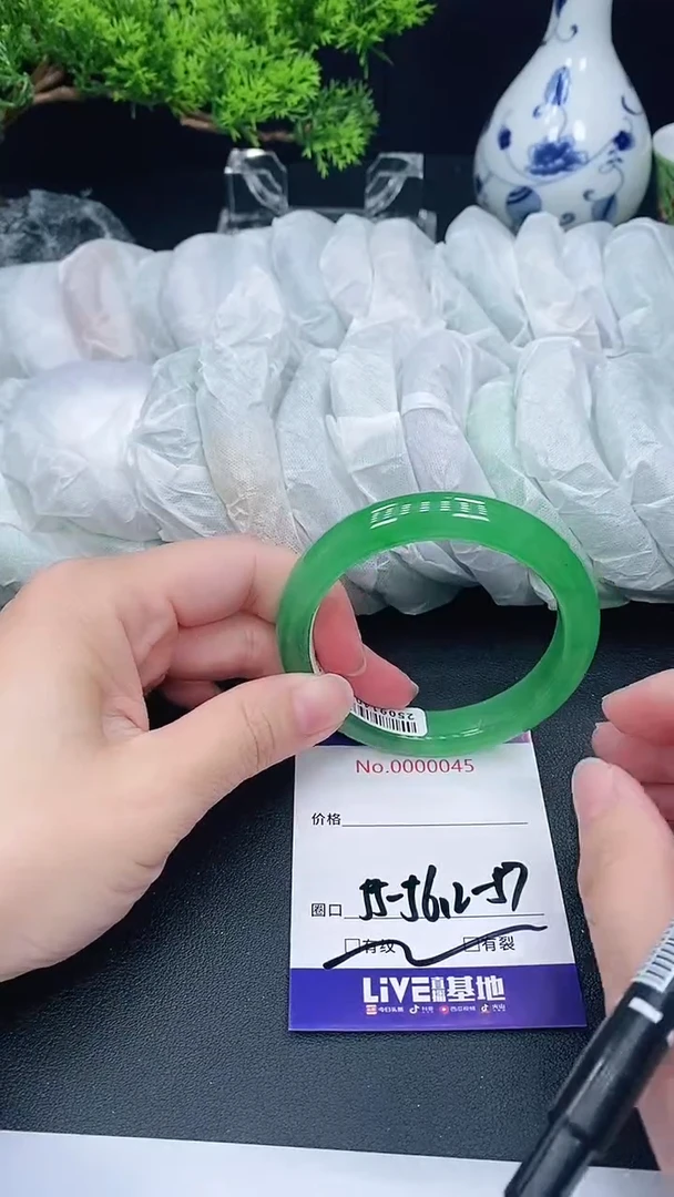 未镶嵌手镯翡翠45