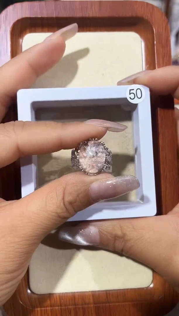 【闪购商品】水晶戒指银S925镶嵌定制