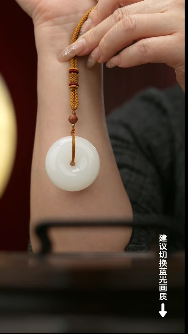 玉【平安扣】天然玉石手把件