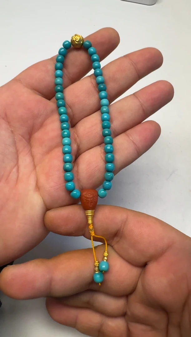 【闪购商品】绿松石珠宝半成品未镶嵌绿松石手持