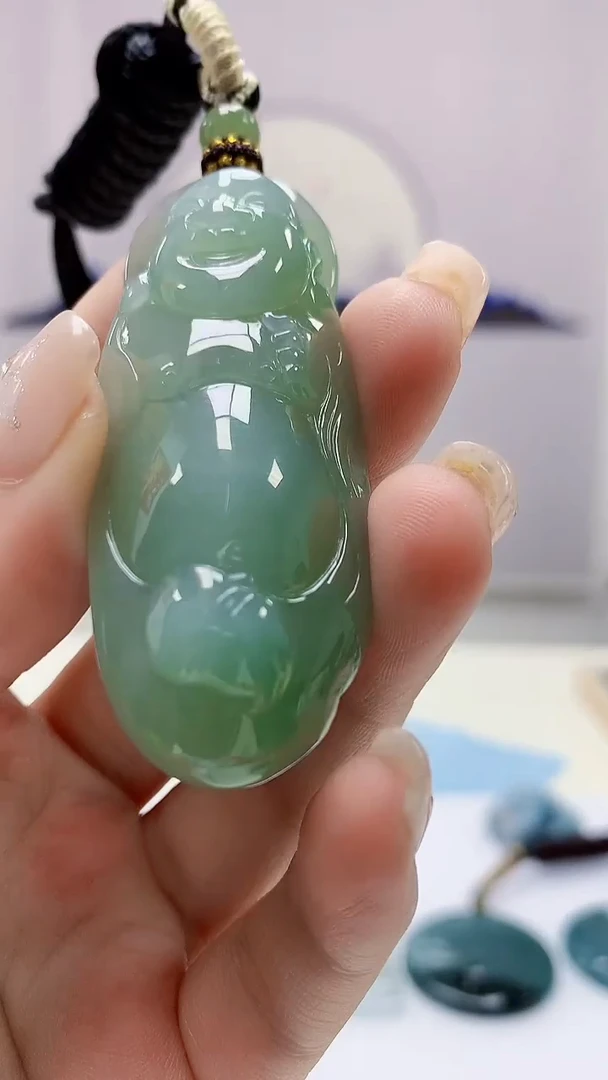 定制翡翠未镶嵌4898ms-毛货佛86