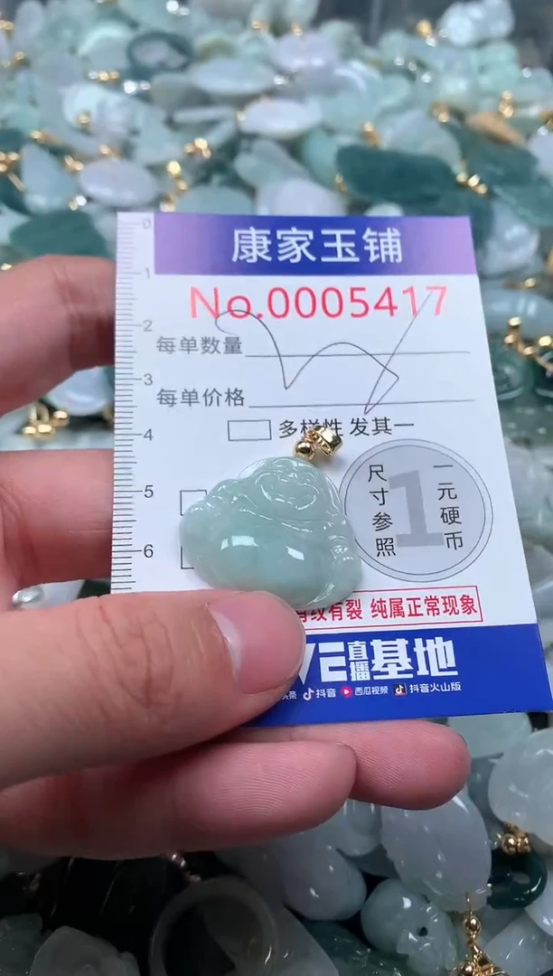 【闪购商品】翡翠吊坠(不含链)未镶嵌5417多样性发其一