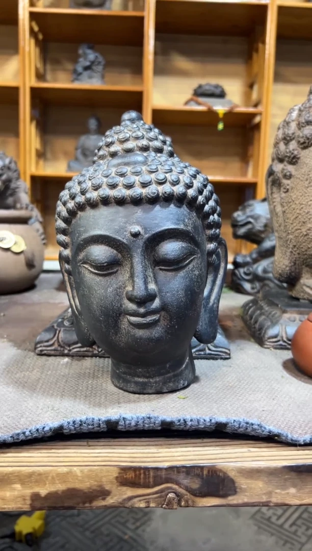 陶土【火山泥】小佛头