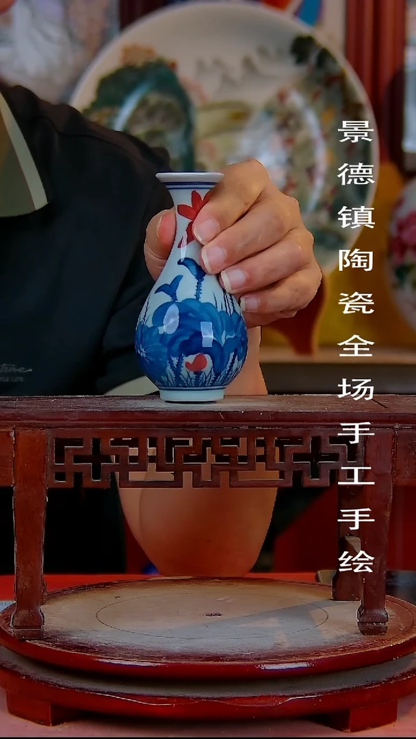 摆件景德镇陶瓷 全场手工手绘