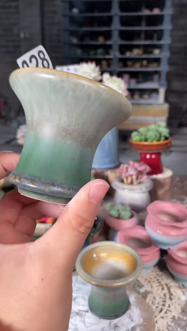 瓷片928知木小芳花盆