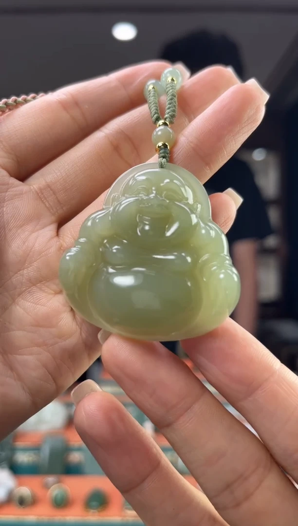 颈饰未镶嵌和田玉佩佩45mm左右