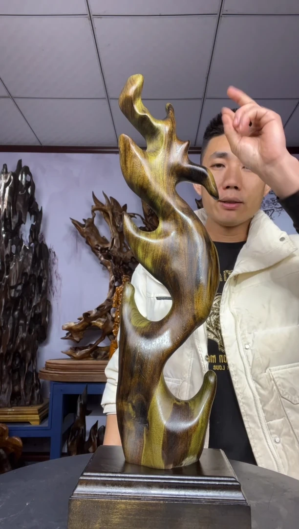 金丝楠木雕款用****7金丝楠木工艺品摆件