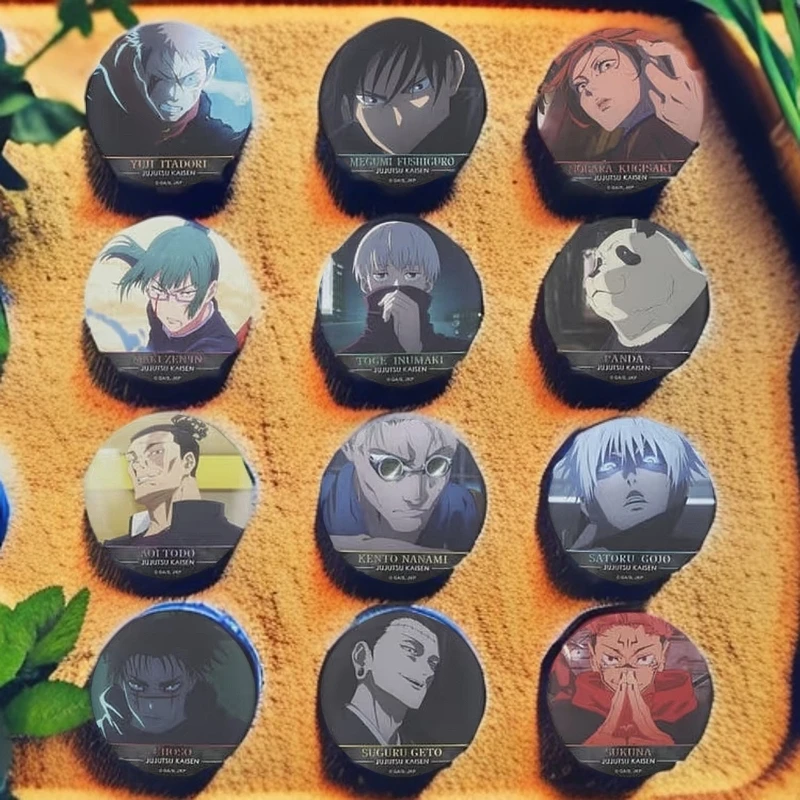 【咒术回战】5弹浮雕吧唧二抽一转盘 盲盒代拆