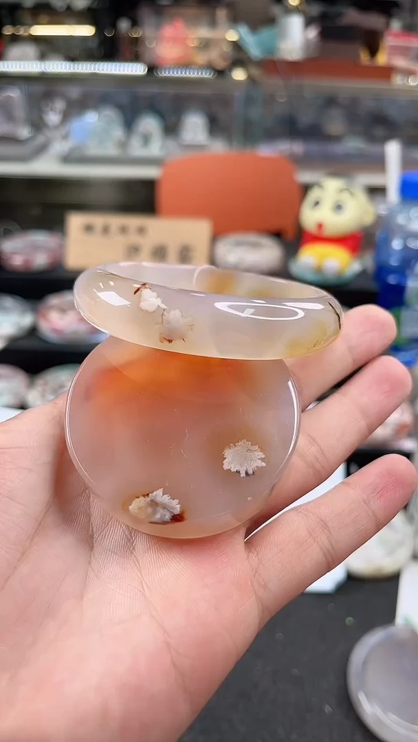 未镶嵌手镯石英质玉58圈口（赠品镯心）6648672