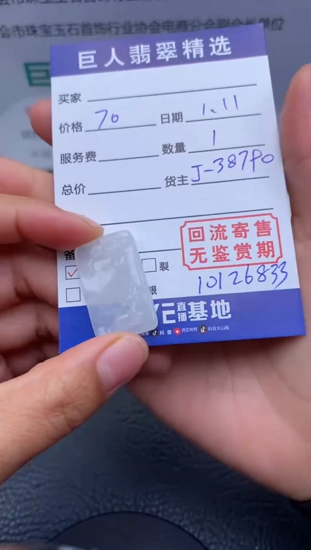 【闪购商品】翡翠颈饰未镶嵌多人10126833
