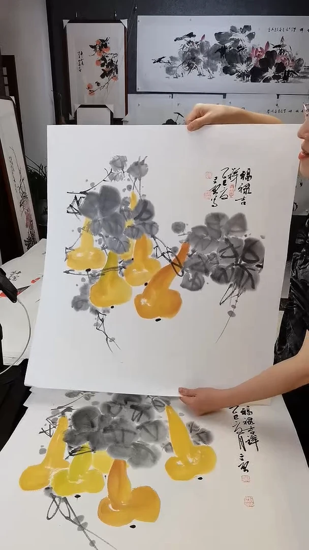 福禄吉祥50*50cm