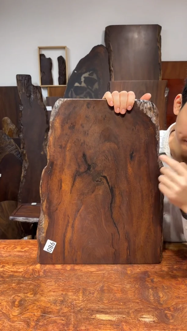 风车木（黑檀木）尺寸53*39*2.3编号980