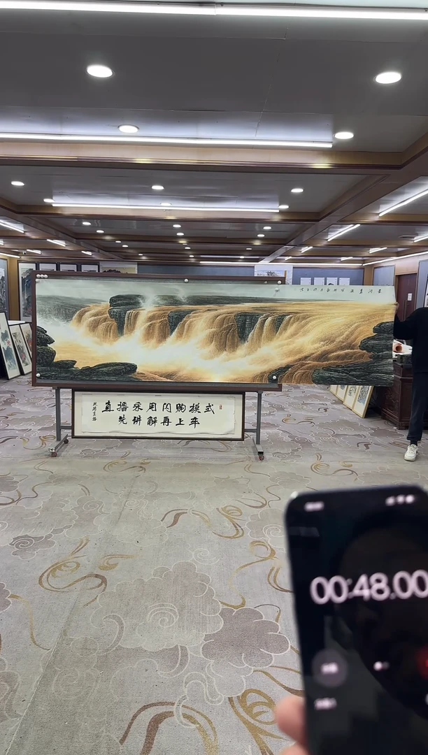 绘画Y-张伦玉-小丈二-山水画
